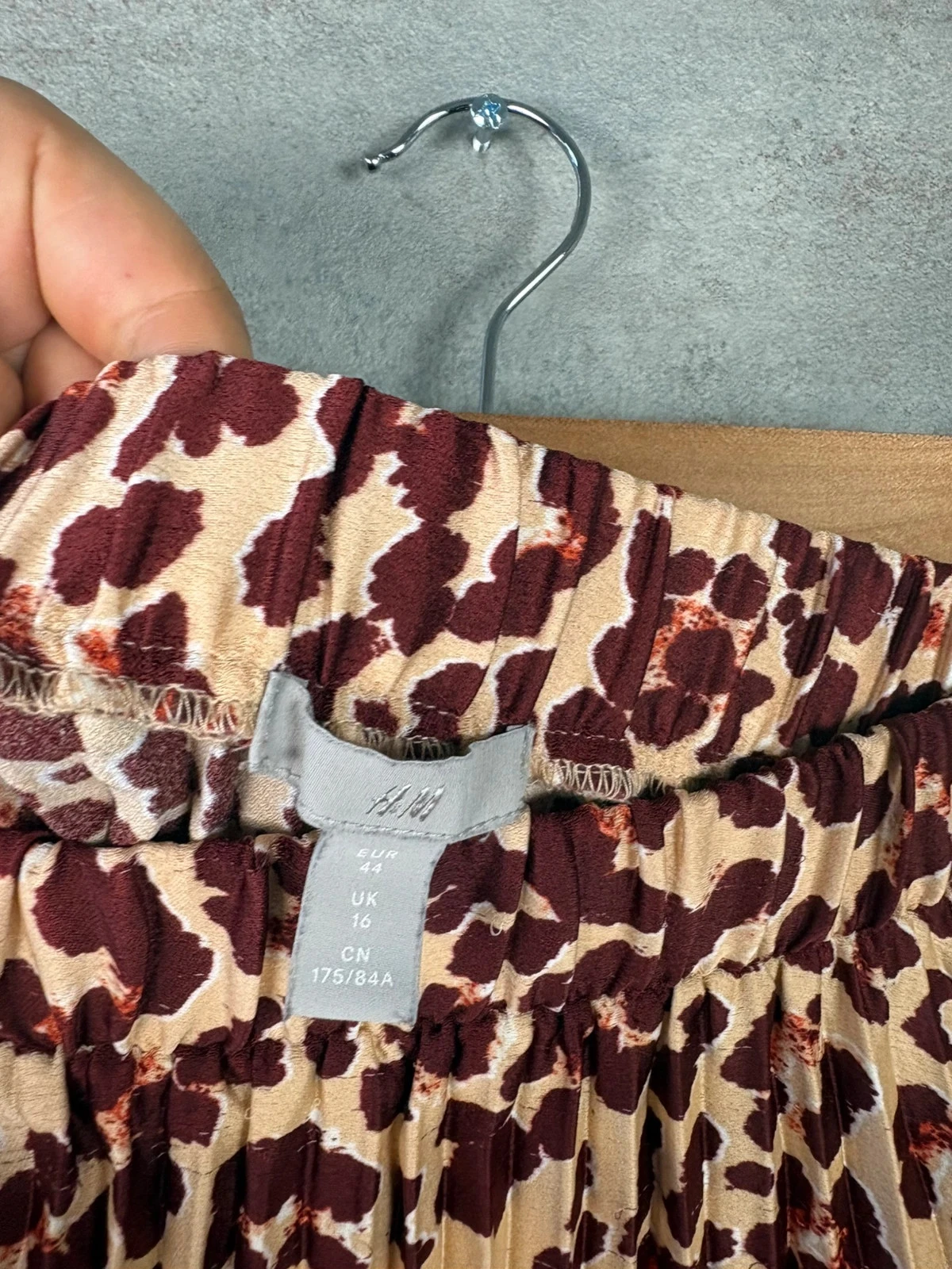 🌸 Leopard print midi skirt H&M Size 44/XXL 🌸 – photo 5